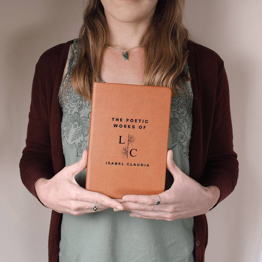 Poem Journal, Custom Gift for Poets, Lyricists and Songwriters