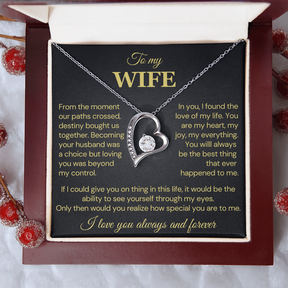 To my Wife, Destiny bought us together