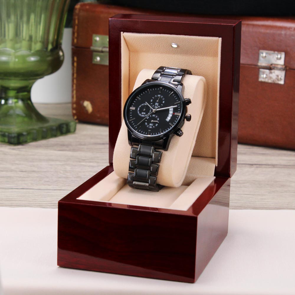 Father of the bride Wedding gift, Engraved watch