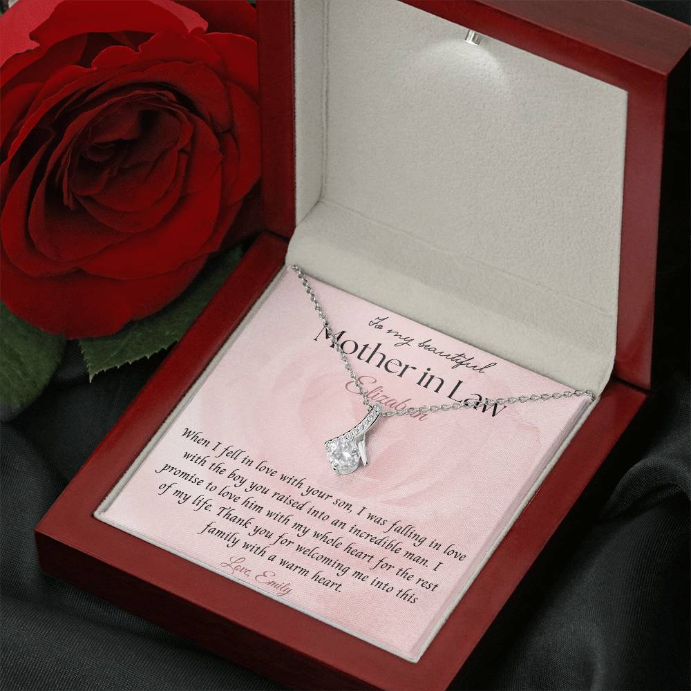 Peronalized Mother In Law Necklace Gift | MerchByAnubhuti