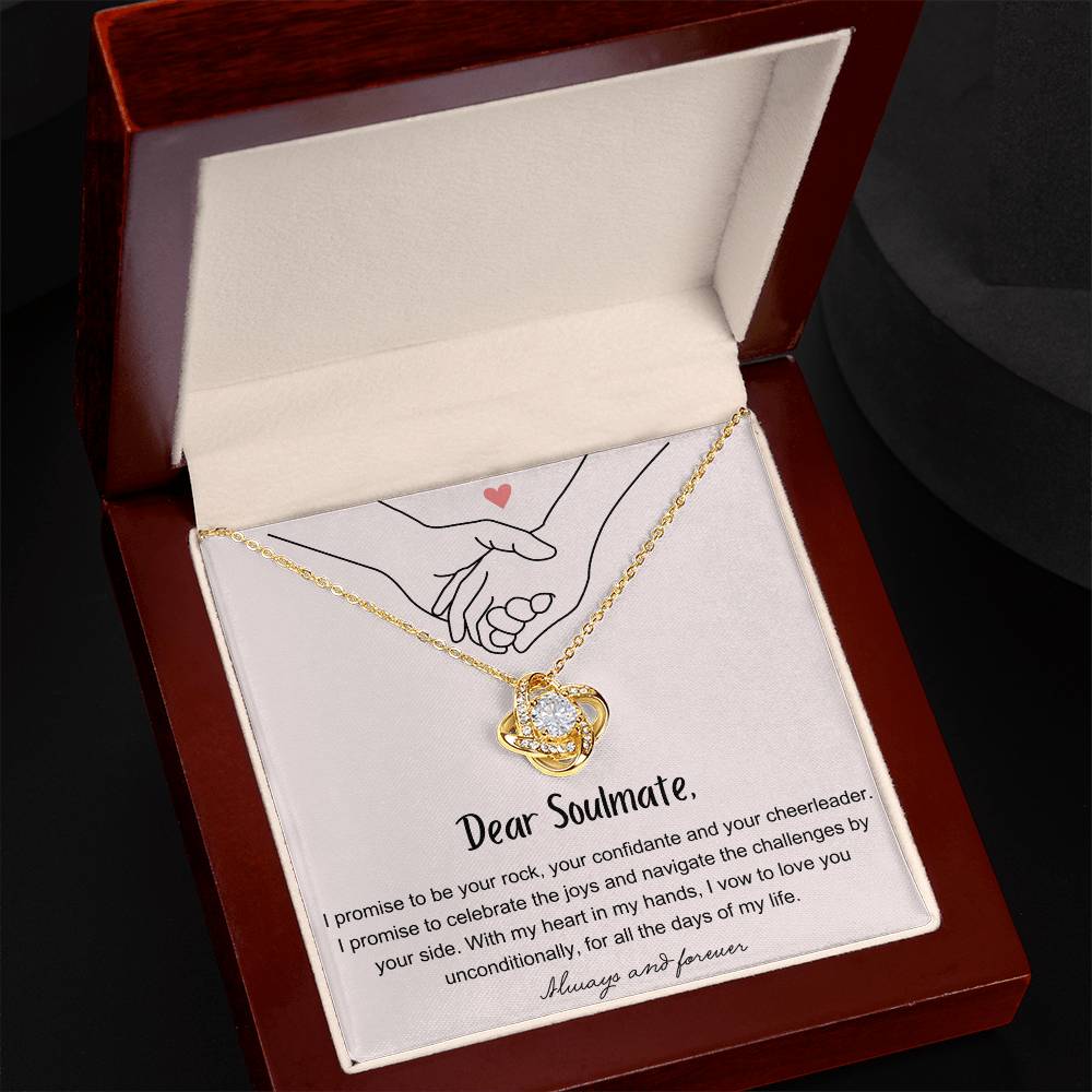 Dear Soulmate Love knot Necklace