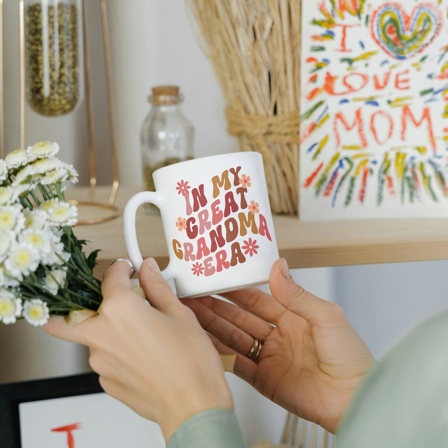 In my Great Grandma Era mug, Gift for great grandma, Mothers day gift for Great Grandmother Promoted to Great Grandma Baby announcement gift