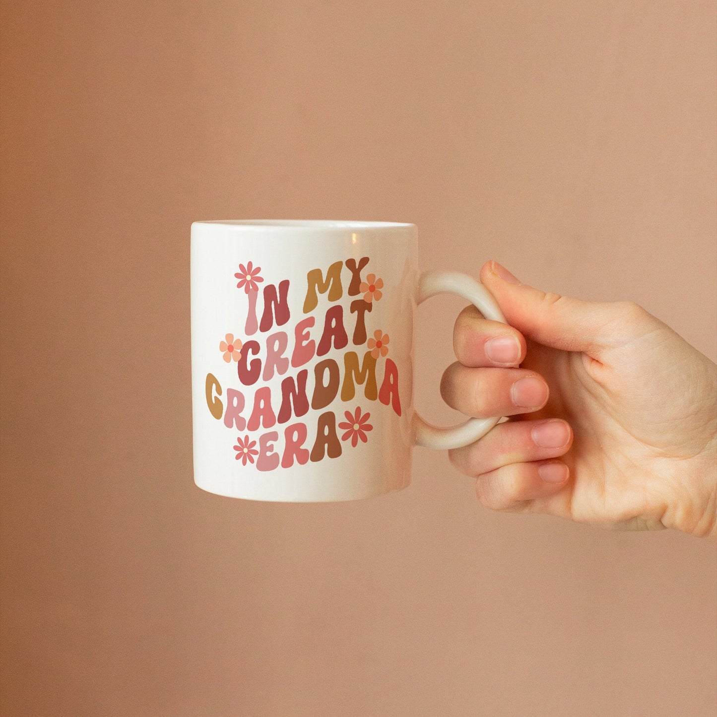 In my Great Grandma Era mug, Gift for great grandma, Mothers day gift for Great Grandmother Promoted to Great Grandma Baby announcement gift