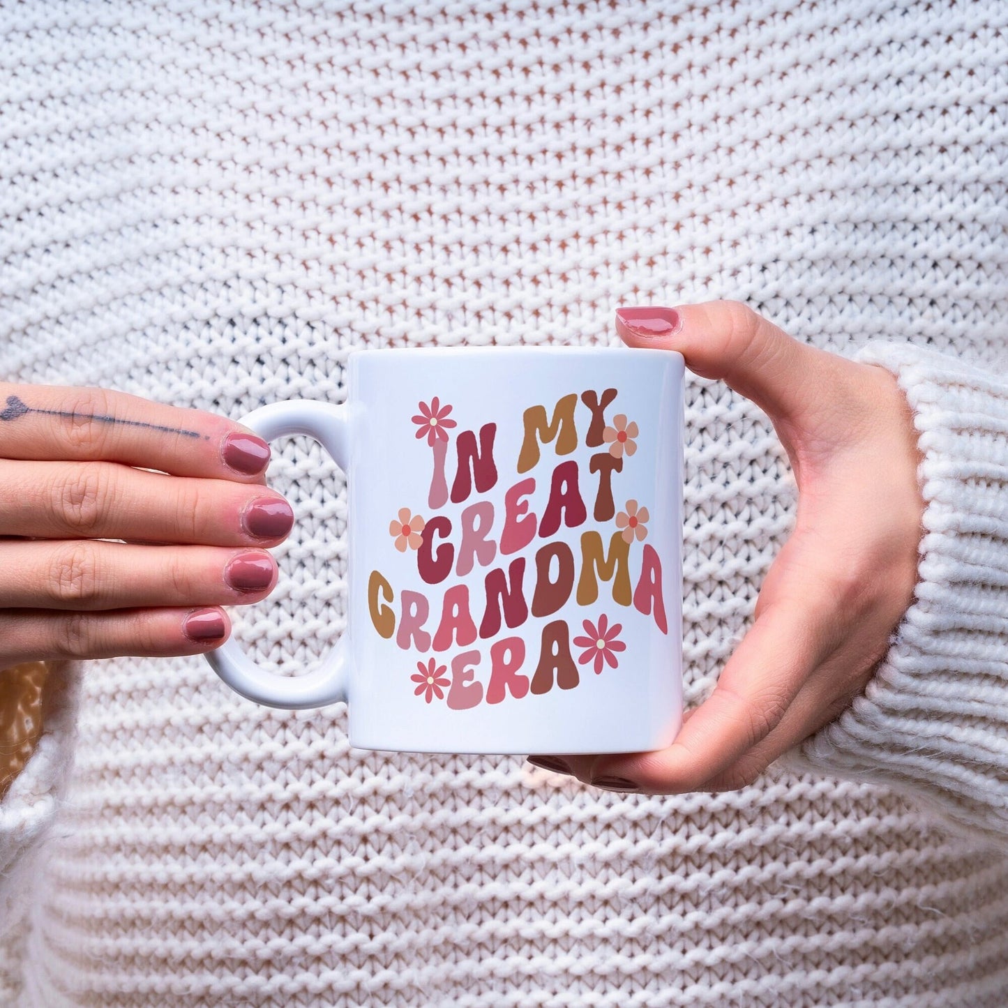 In my Great Grandma Era mug, Gift for great grandma, Mothers day gift for Great Grandmother Promoted to Great Grandma Baby announcement gift