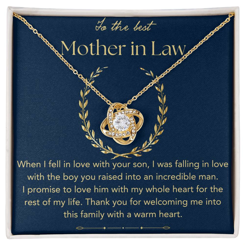 Mother in Law Necklace, Wedding Gift from Daughter in Law, Birthday, Christmas gift