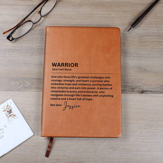 Warrior Journal gift for cancer patients