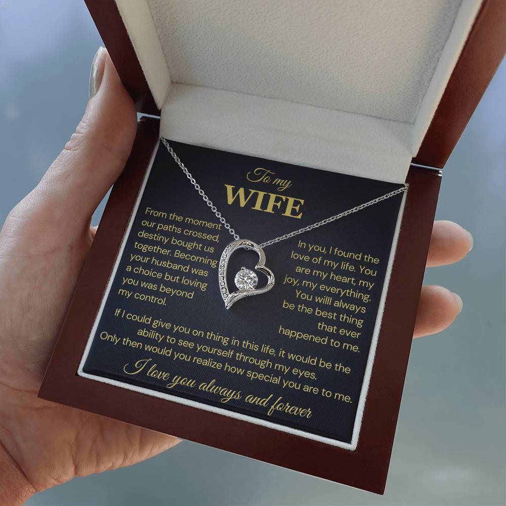 To my Wife, Destiny bought us together