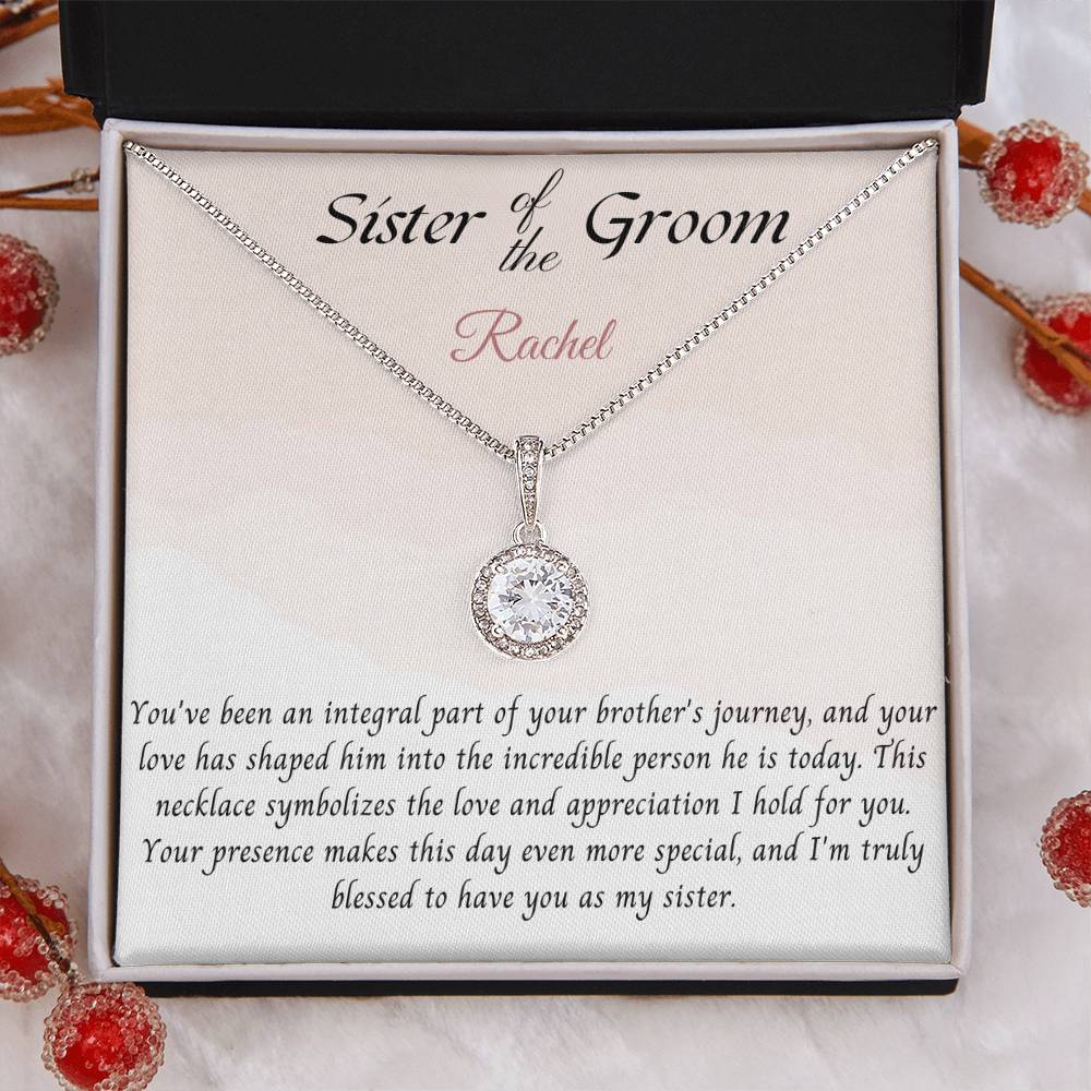 Sister of the Groom Gift | Eternal Hope Necklace | Merch By Anubhuti