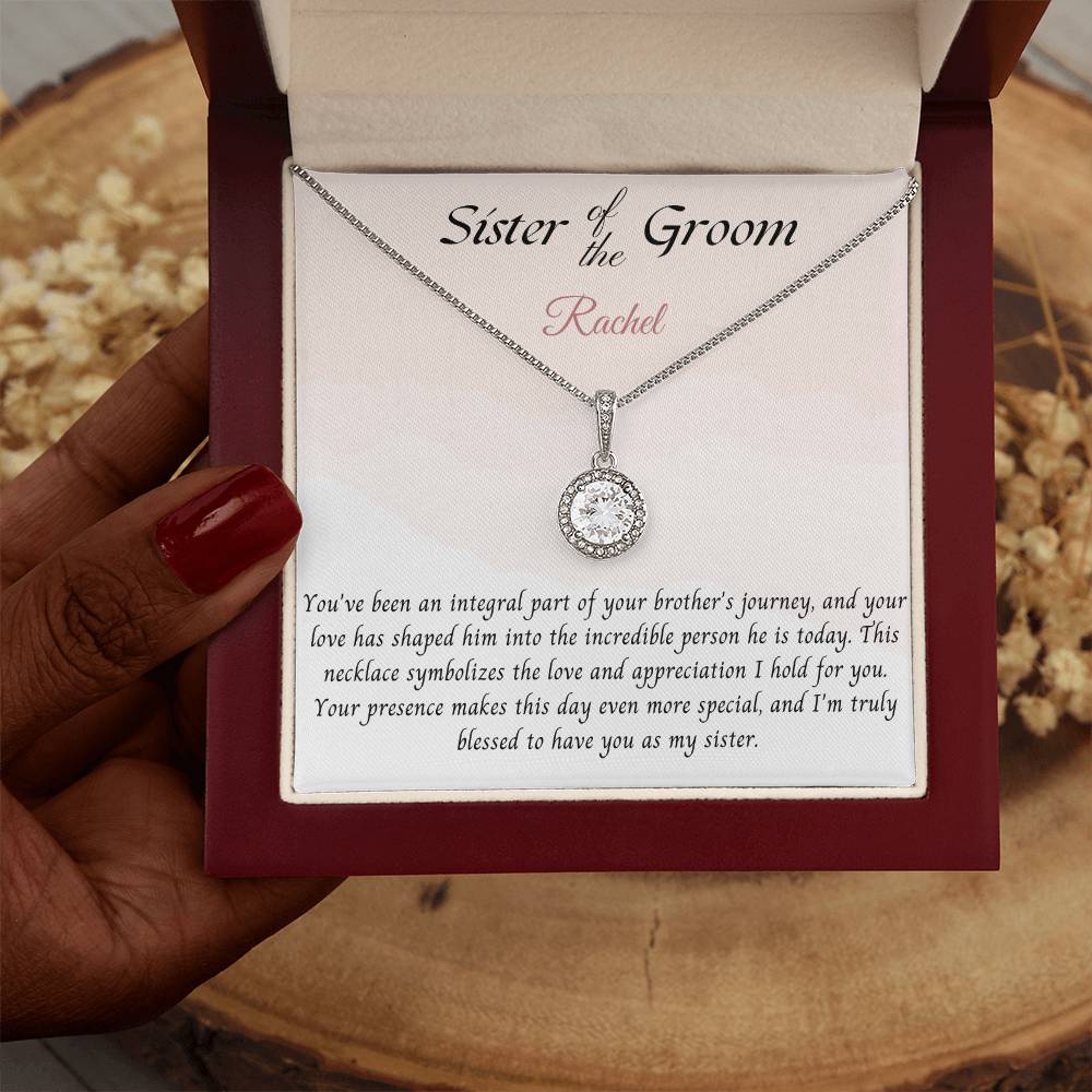 Sister of the Groom Gift | Eternal Hope Necklace | Merch By Anubhuti