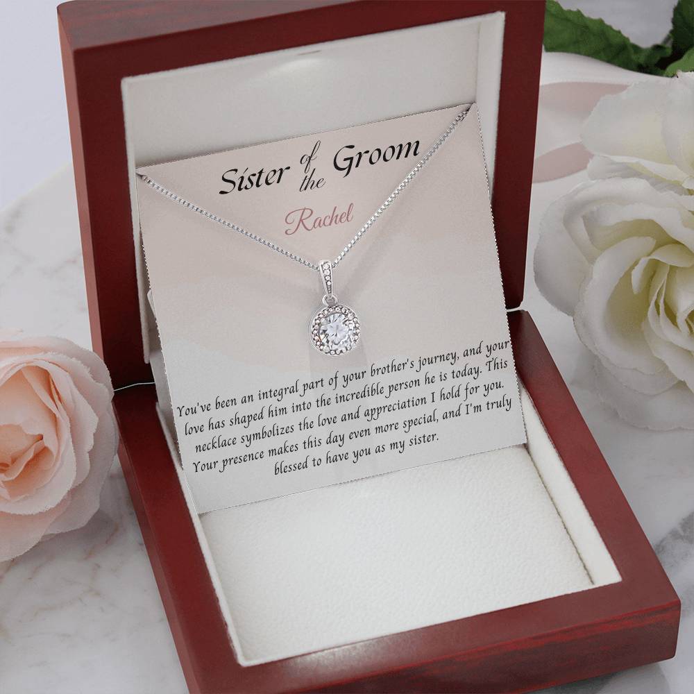 Sister of the Groom Gift | Eternal Hope Necklace | Merch By Anubhuti