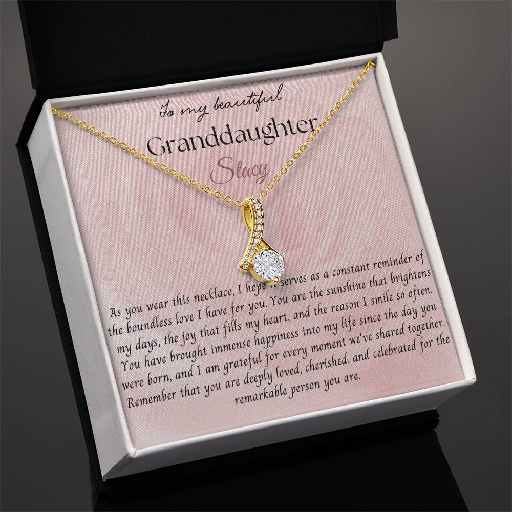 To my Granddaughter | Alluring Beauty Necklace | Merch By Anubhuti