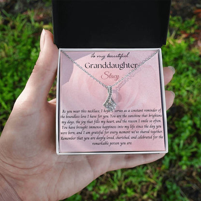 To my Granddaughter | Alluring Beauty Necklace | Merch By Anubhuti