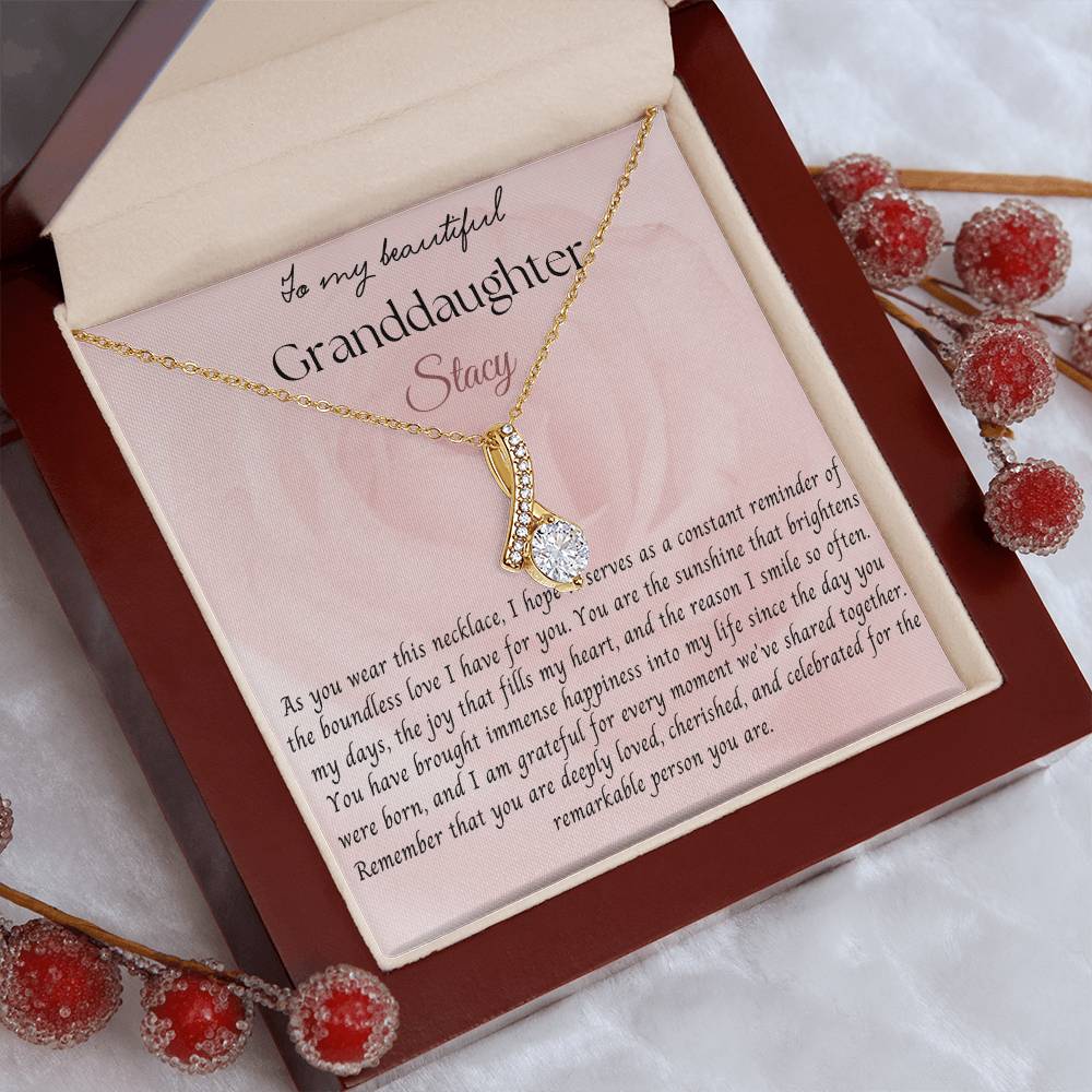 To my Granddaughter | Alluring Beauty Necklace | Merch By Anubhuti