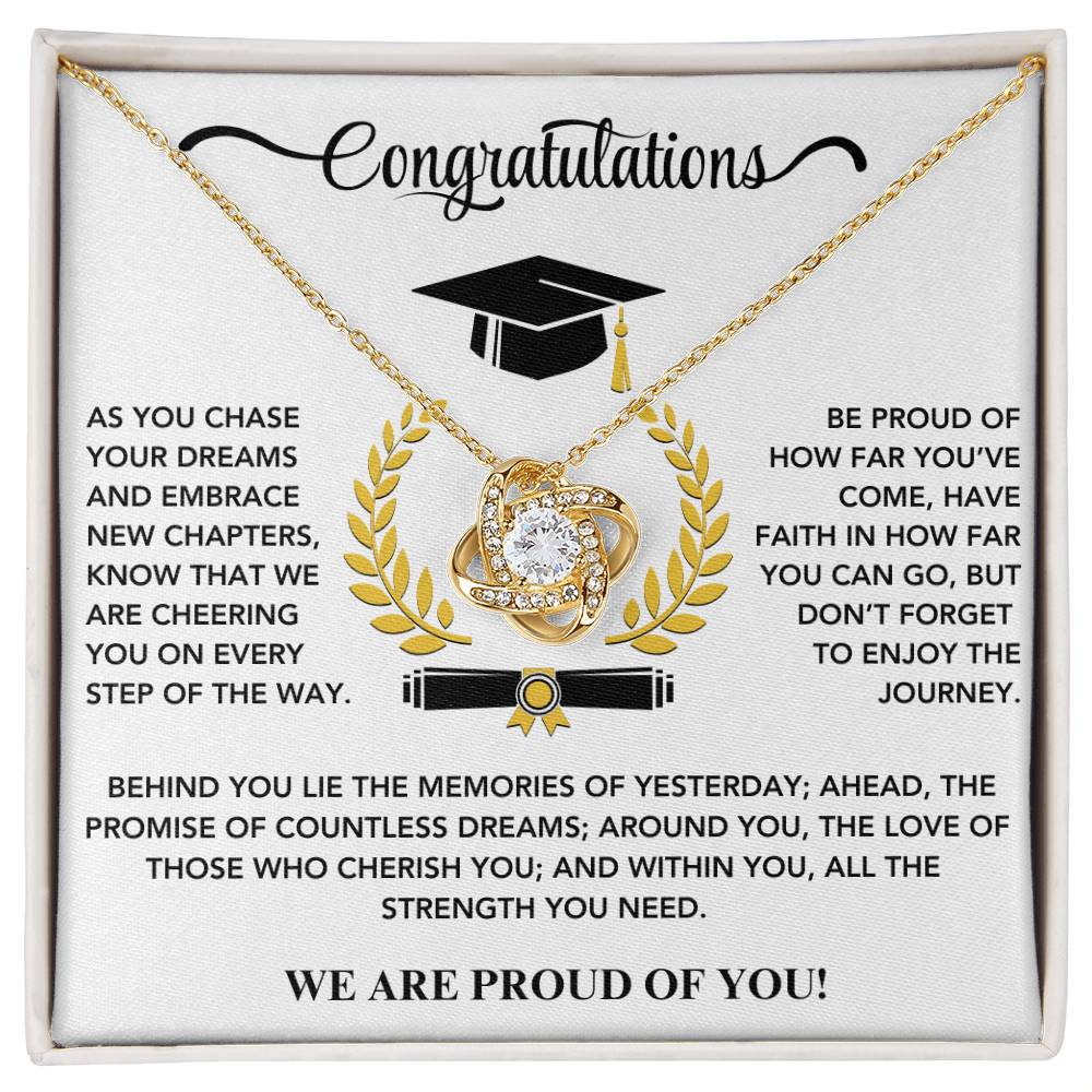 Graduation Necklace- Chase your Dreams