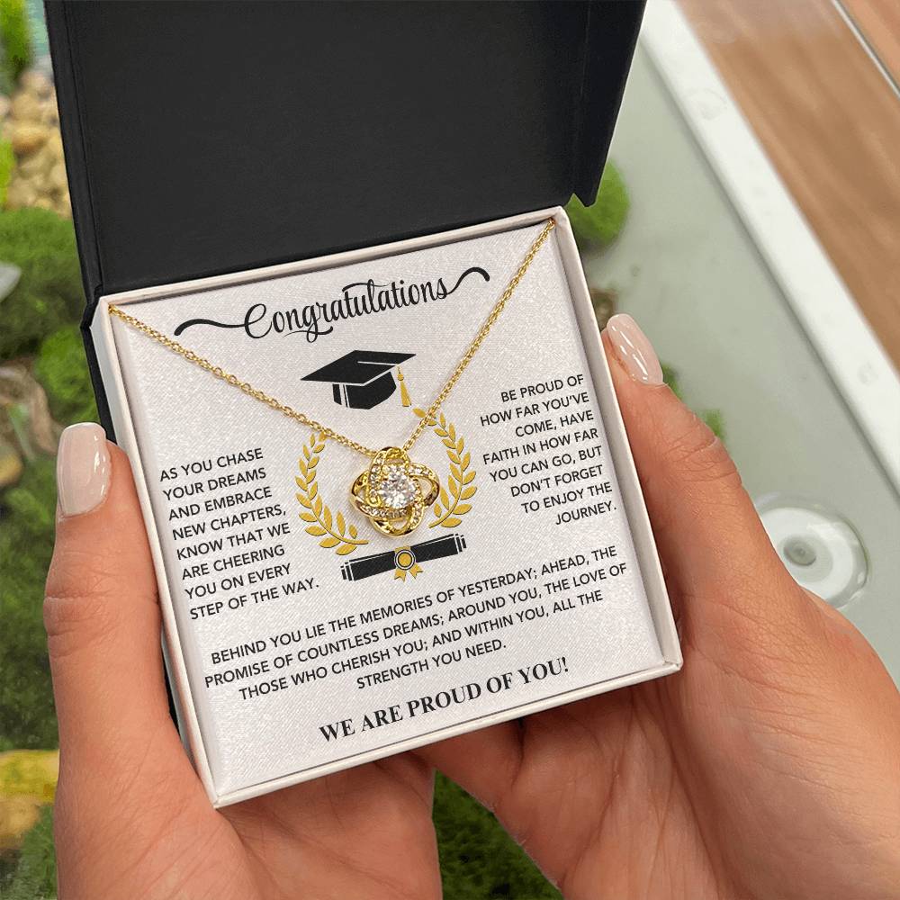 Graduation Necklace- Chase your Dreams