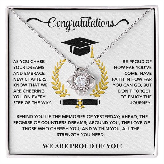 Graduation Necklace- Chase your Dreams