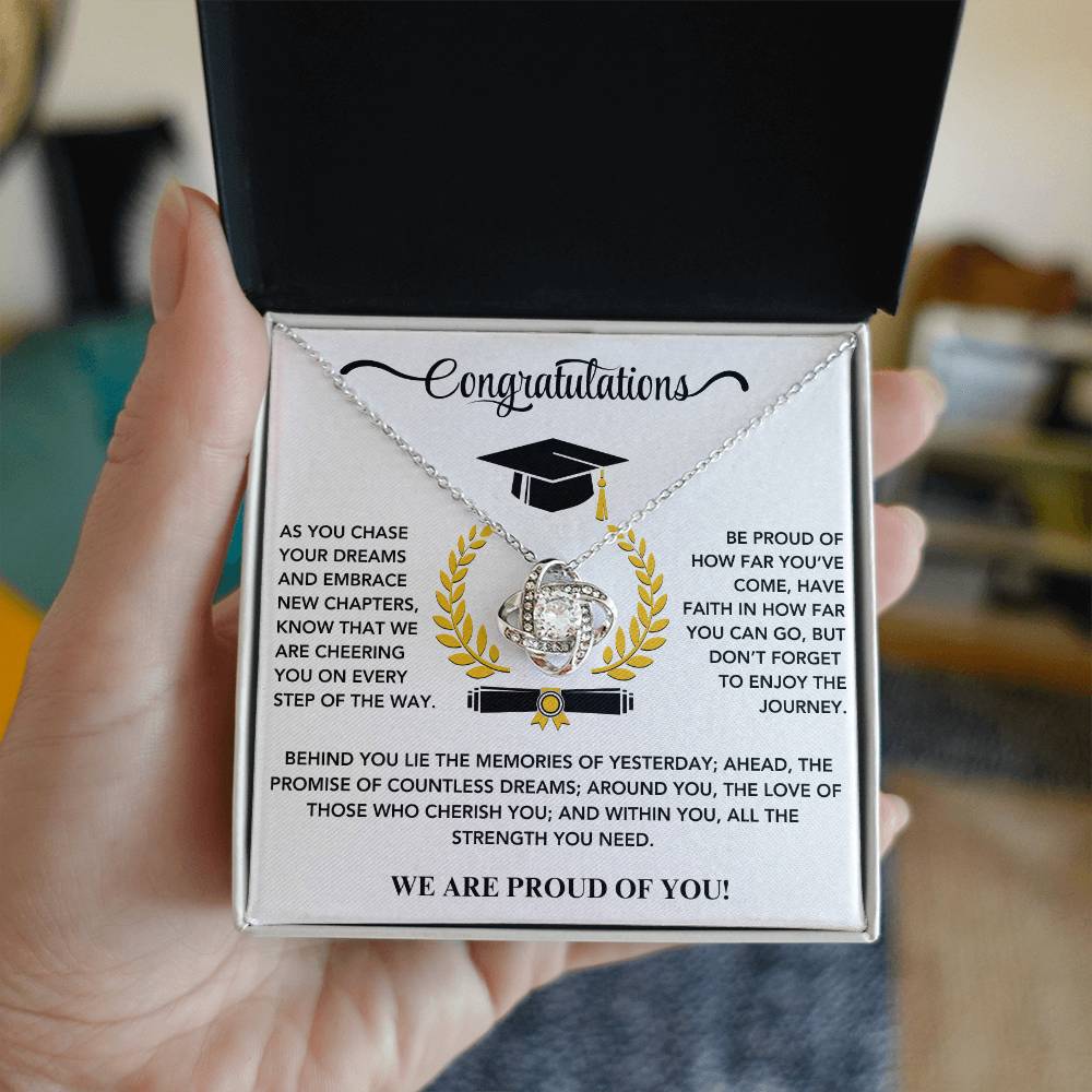 Graduation Necklace- Chase your Dreams