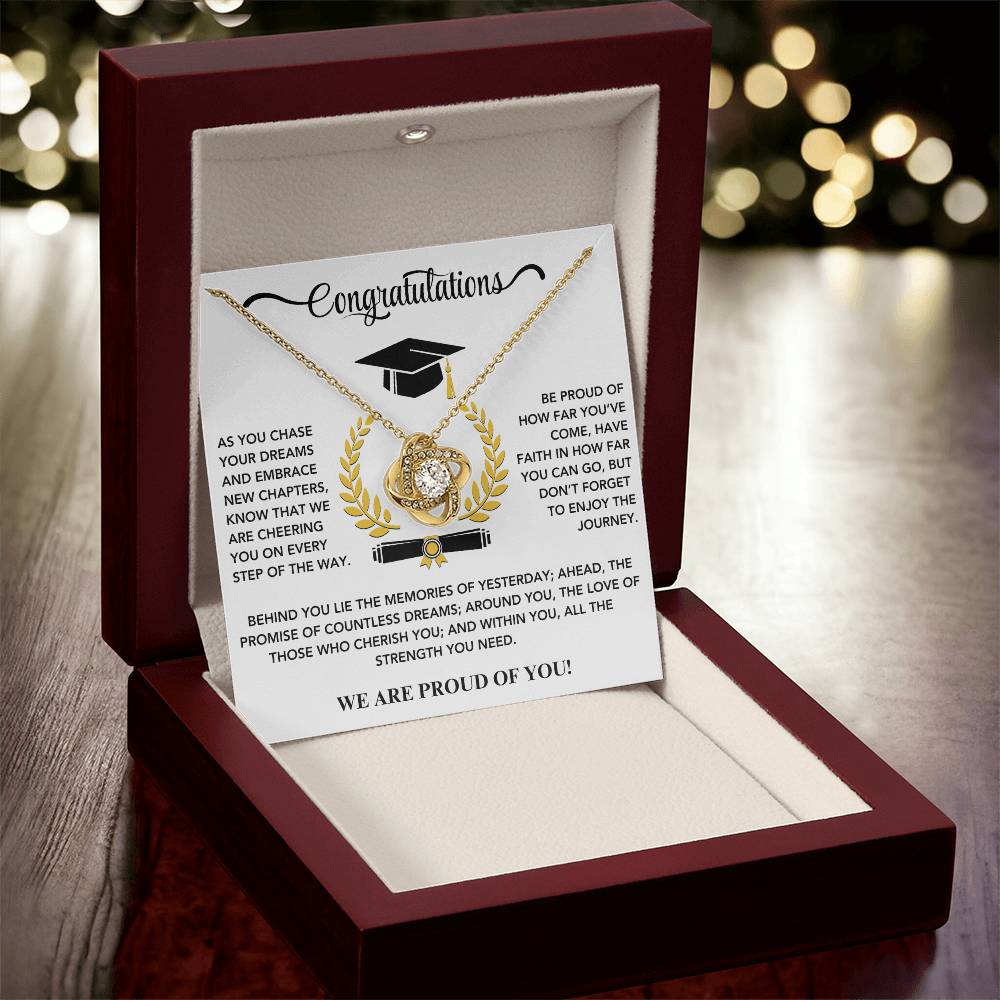 Graduation Necklace- Chase your Dreams