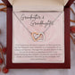 Grandmother Granddaughter Necklace gift | MerchByAnubhuti