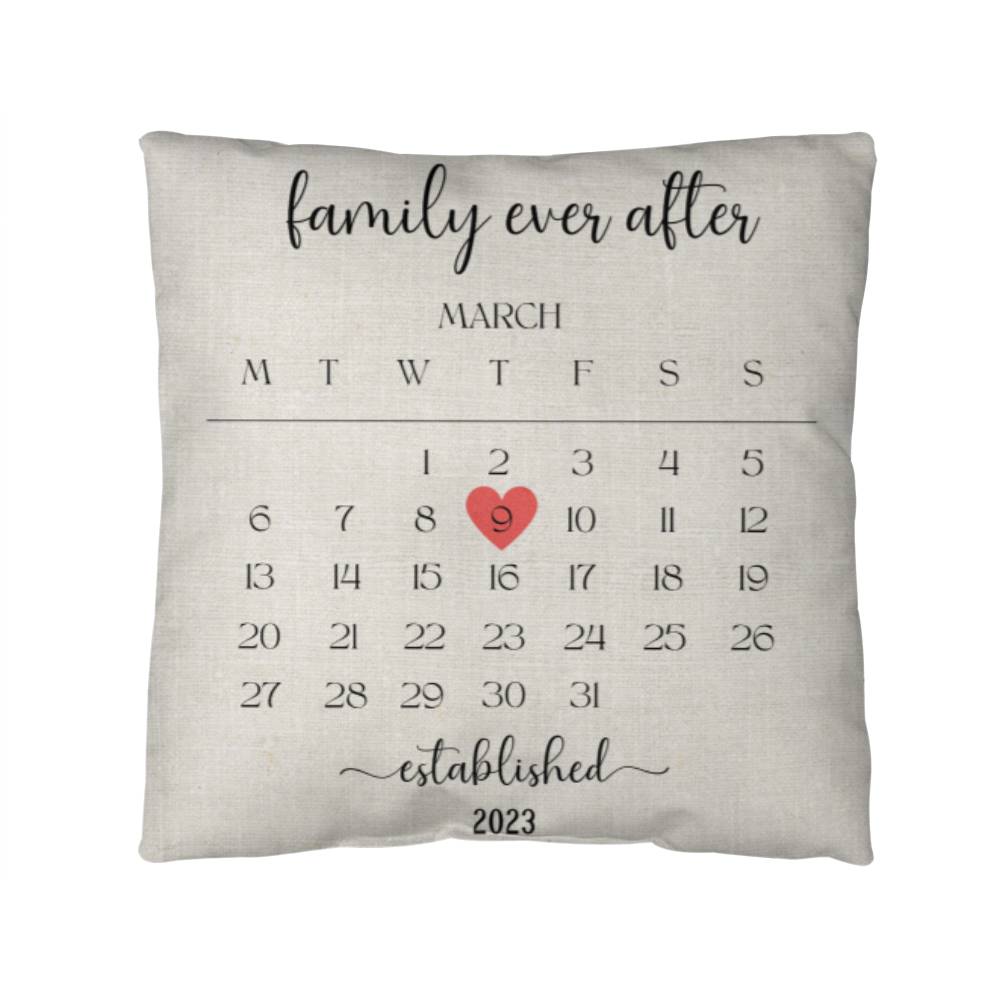 Wedding date Pillow gifts for the couple, Wedding gift, Anniversary gift