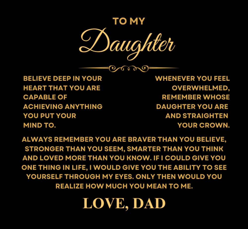 Daughter Necklace from Dad, Forever Love Pendant with Rotating Rose Box, Gift for Birthday, Valentines Day, Graduation, Christmas