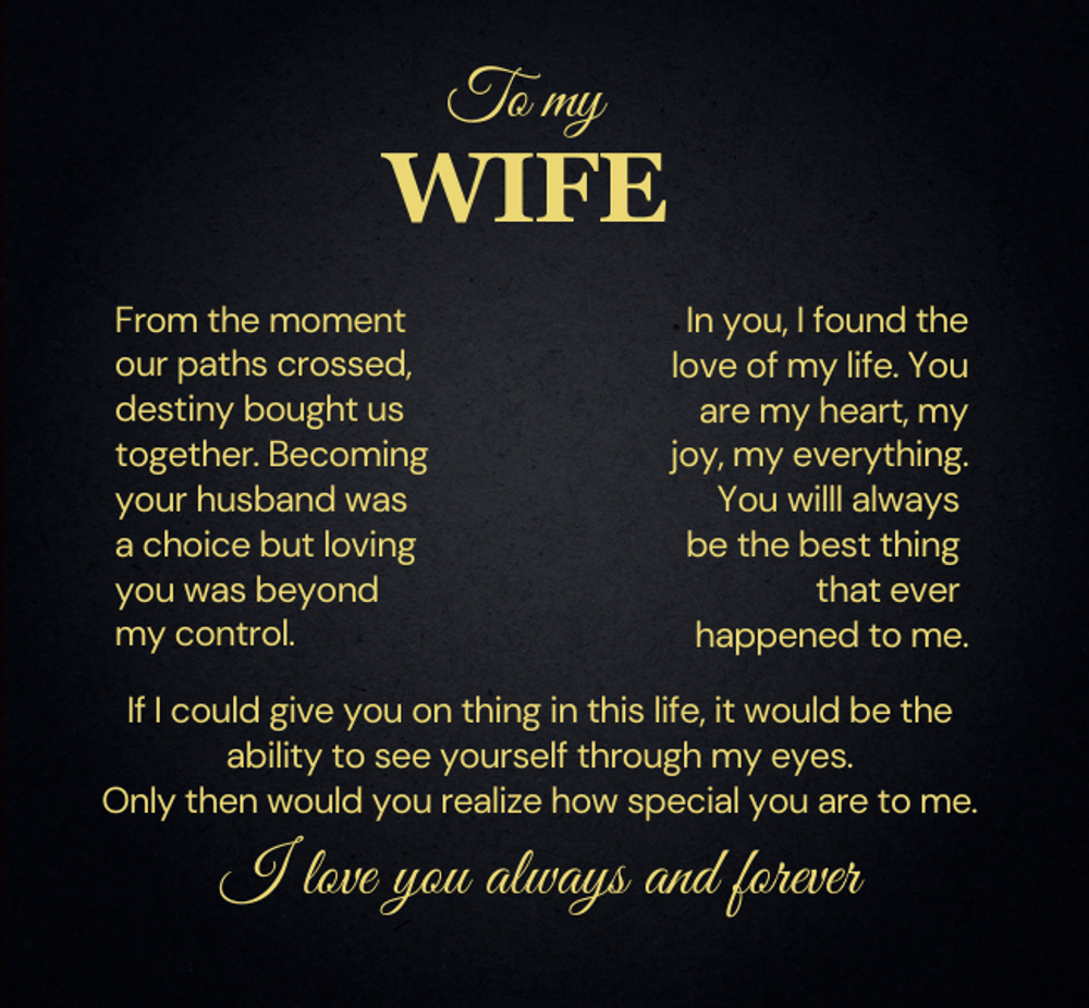 To my Wife Necklace from Husband, Forever Love Pendant with Rotating Rose Box, Gift for Anniversary, Valentines Day, Birthday