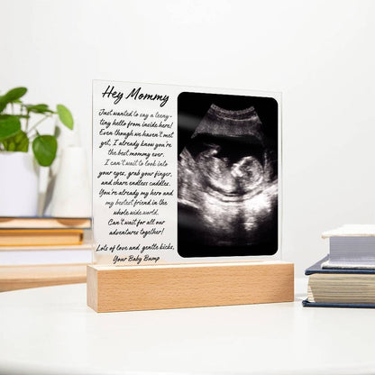 Personalized Pregnancy gift for New mom, Ultrasound Picture Plaque, Expecting Mom gift for Mothers day, Baby shower Gift for wife, Daughter