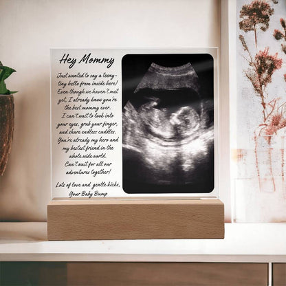 Personalized Pregnancy gift for New mom, Ultrasound Picture Plaque, Expecting Mom gift for Mothers day, Baby shower Gift for wife, Daughter