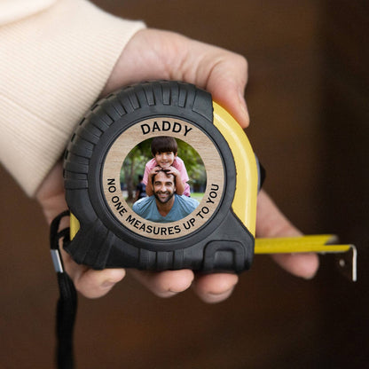 No One Measures Up Personalized Tape Measure, Fathers Day Gift From Daughter, Birthday Gift For Daddy Gift for Husband, gift from son wife