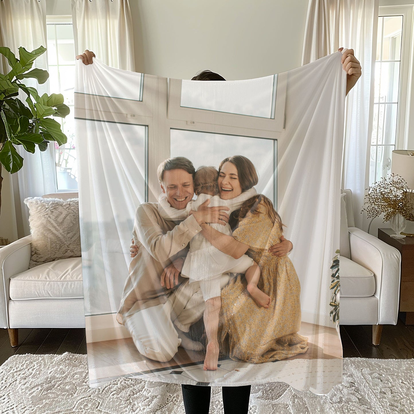 Customizable Photo Blanket, Photo Collage Gifts for him or her, Family & Friends Custom Gifts, Special Memory for Wedding gift, Dog blanket